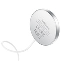 Borofone BQ11 vezeték nélküli töltő, 15W, ezüst