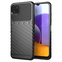 Samsung Galaxy A22 5G thunder hátlap tok, (Fekete)