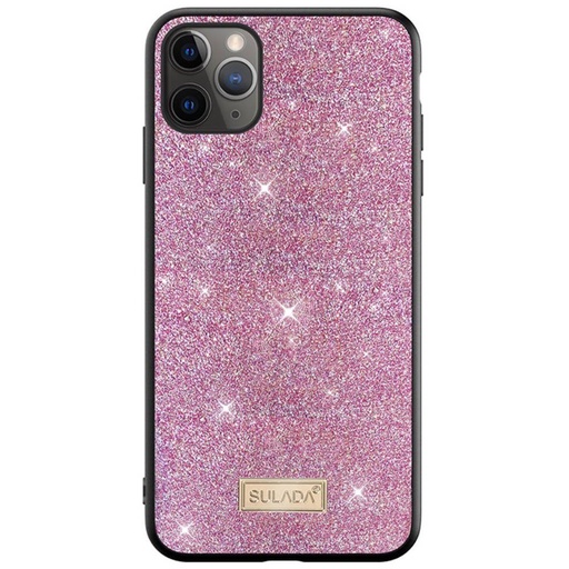 Apple iPhone 12/12 Pro SULADA dazzling glitter hátlap tok (Lila)