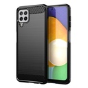 Samsung Galaxy A22 4G forcell carbon hátlap tok, (Fekete)