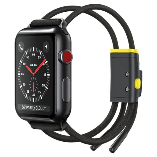 Apple Watch 6 40mm Baseus sportszíj, szürke - sárga - LBAPWA4-AGY