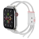 Apple Watch 6 44mm Baseus sportszíj, fehér - pink - LBAPWA4-B24