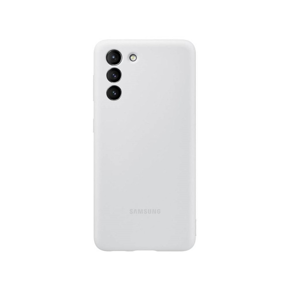 Samsung Galaxy S21+ Silicone Cover tok (Szürke)