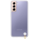 Samsung Galaxy S21 Kemény átlátszó tok (Fehér)