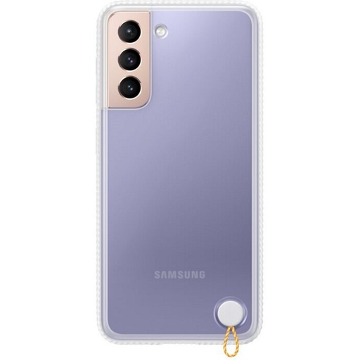 Samsung Galaxy S21 Kemény átlátszó tok (Fehér)