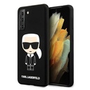 Samsung Galaxy S21 5G Karl Lagerfeld iconic prémium hátlap tok (Fekete)