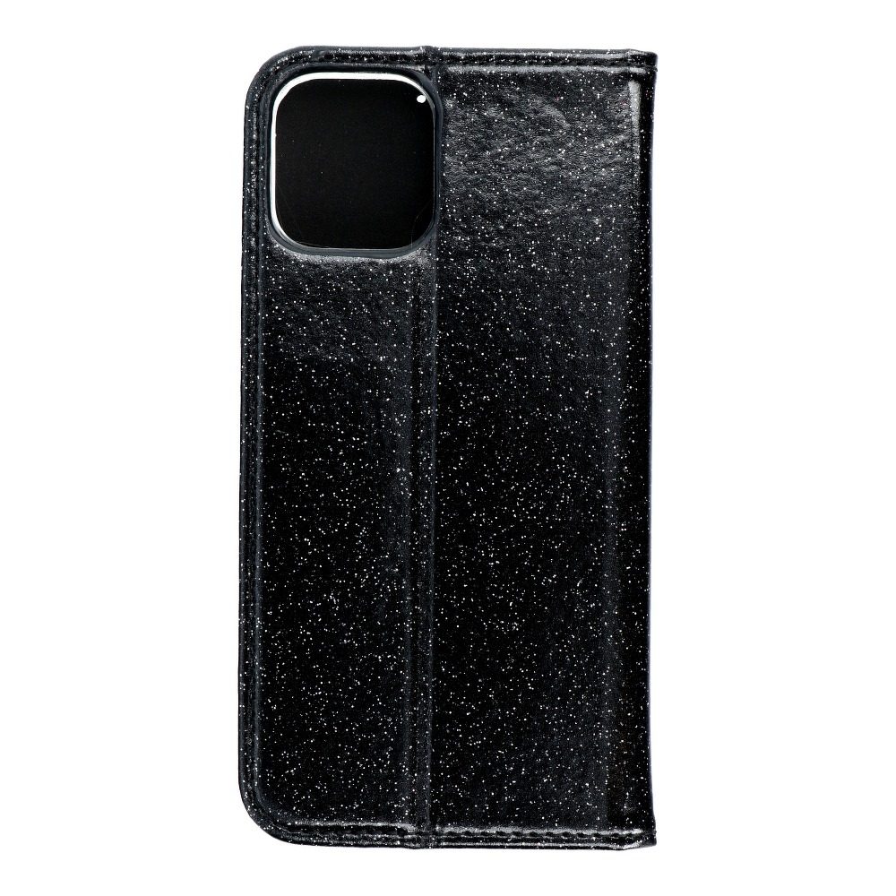 Apple iPhone 12 Forcell Shining notesz tok (Fekete)