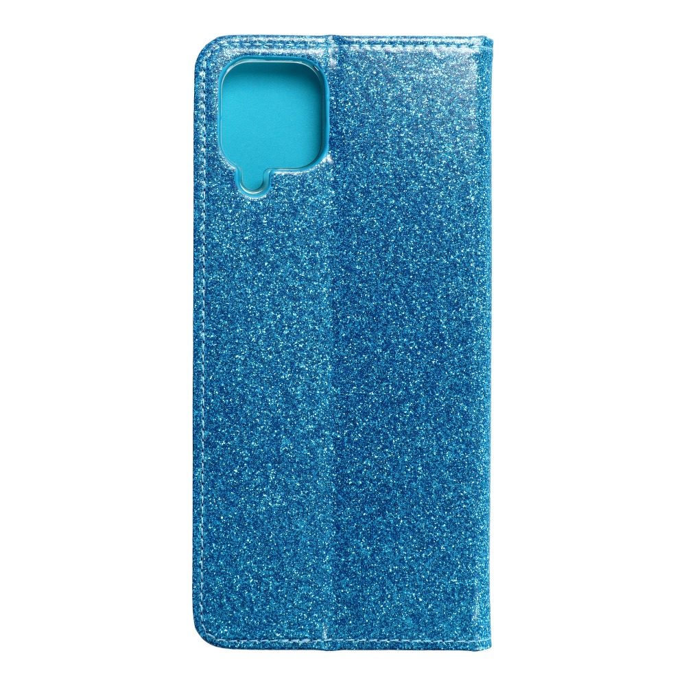 Samsung Galaxy A12 Forcell Shining notesz tok, (Világoskék)