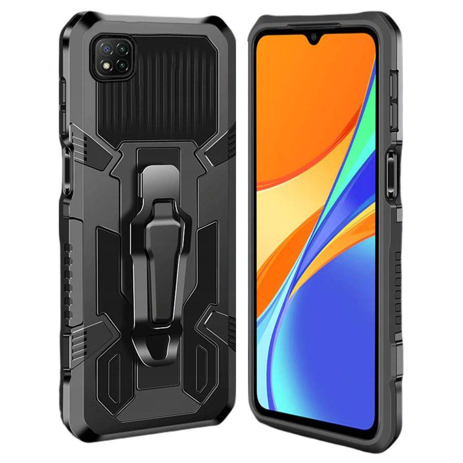 Apple iPhone 13 TANK ütésálló hátlap tok (Fekete)