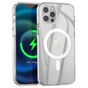 Apple iPhone 12/12 Pro Hoco Magsafe szilikon hátlap tok (Átlátszó)