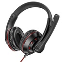 Borofone BO102 fejlhallgató, 1.2m, piros