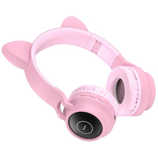 Hoco W27 vezeték nélküli fejhallgató, BT V5.0, 300mAh akkumulátor, pink