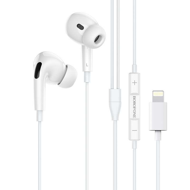 Borofone BM30 Pro headset (lightning), fehér