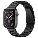 Apple Watch Series 1/2/3/4/5/6(42/44mm) Spigen modern fit rozsdamentes acél szíj, fekete
