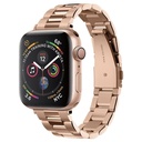 Apple Watch Series 1/2/3/4/5/6(38/40mm) Spigen modern fit rozsdamentes acél szíj, rozéarany
