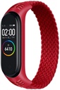 Xiaomi Mi Band 3/4/5/6 nylon szíj, piros