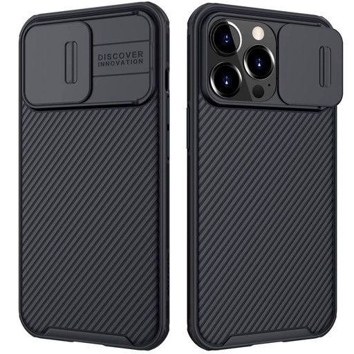 Apple iPhone 13 Pro Nillkin Camshield Pro hátlap tok (Fekete)