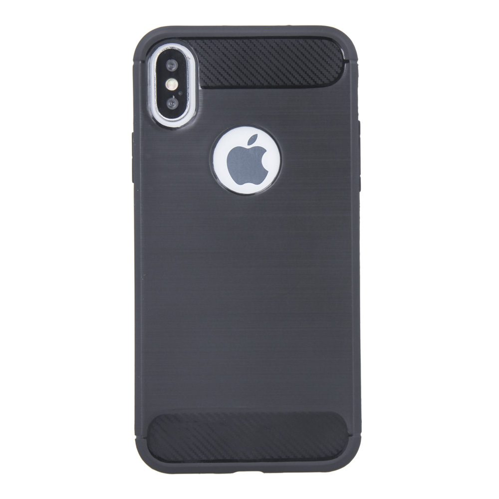 Apple iPhone 12 Mini forcell carbon hátlap tok (Fekete)