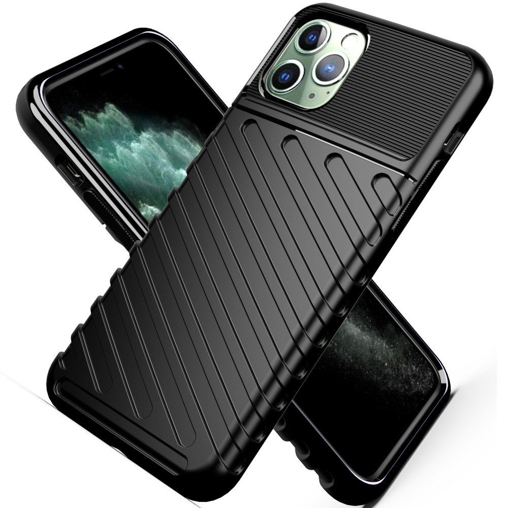 Apple iPhone 11 thunder hátlap tok (Fekete)