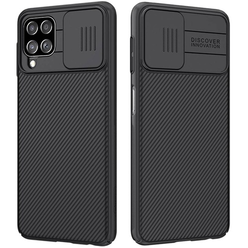 Samsung Galaxy A22 4G Nillkin CamShield hátlap tok (Fekete)