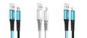 XO NB154 micro USB adatkábel (Ezüst) – 1 m, 2A
