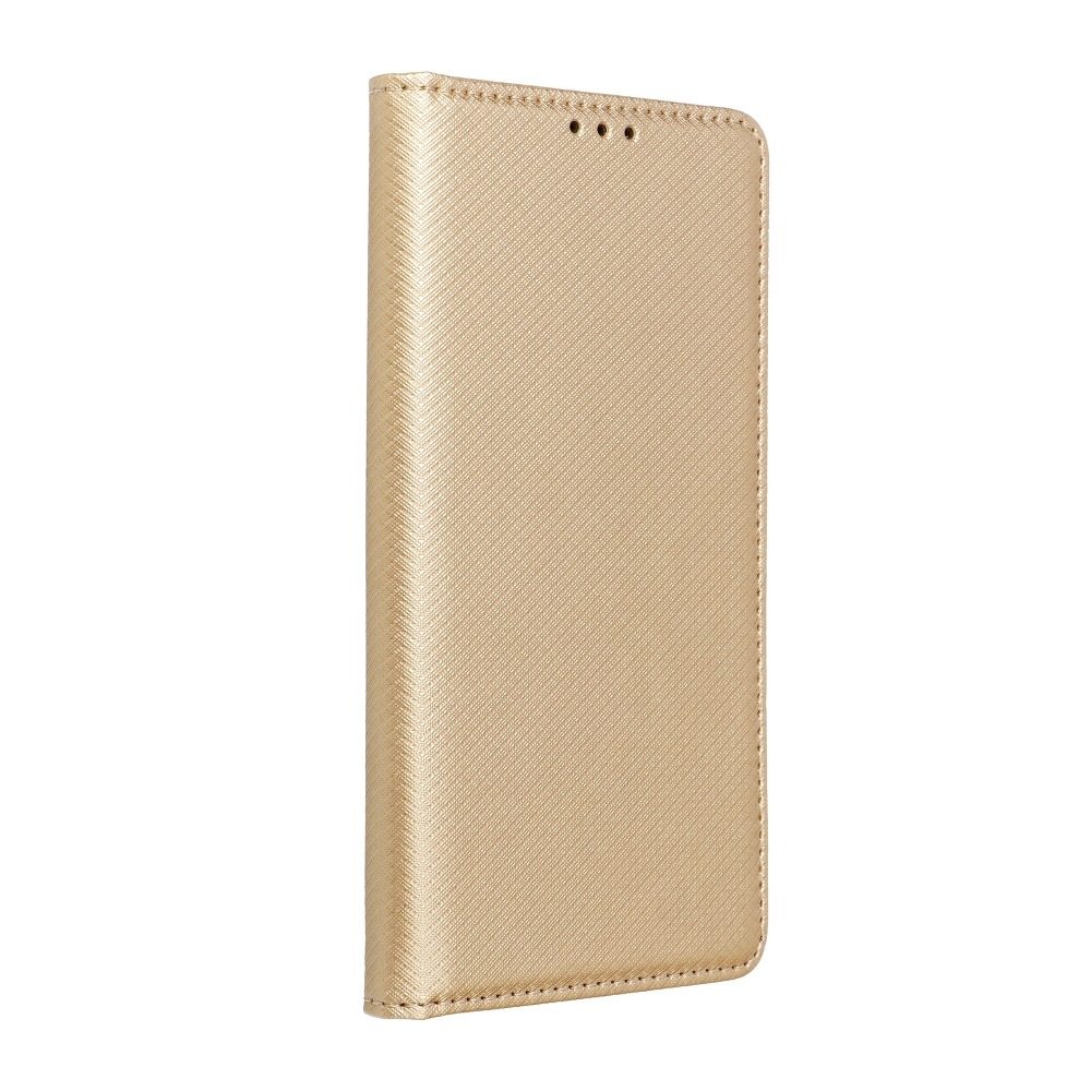 Samsung Galaxy A22 4G smart magnet mágneses notesz tok, (Arany)