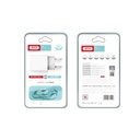 XO L65 2.4A töltő (Fehér) – dupla USB csatlakozó, micro USB kábellel