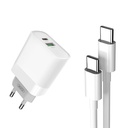 XO L64 PD 20W gyorstöltő (Fehér) – PD 20W + QC 3.0, USB-A + USB-C csatlakozó, Lightning kábellel