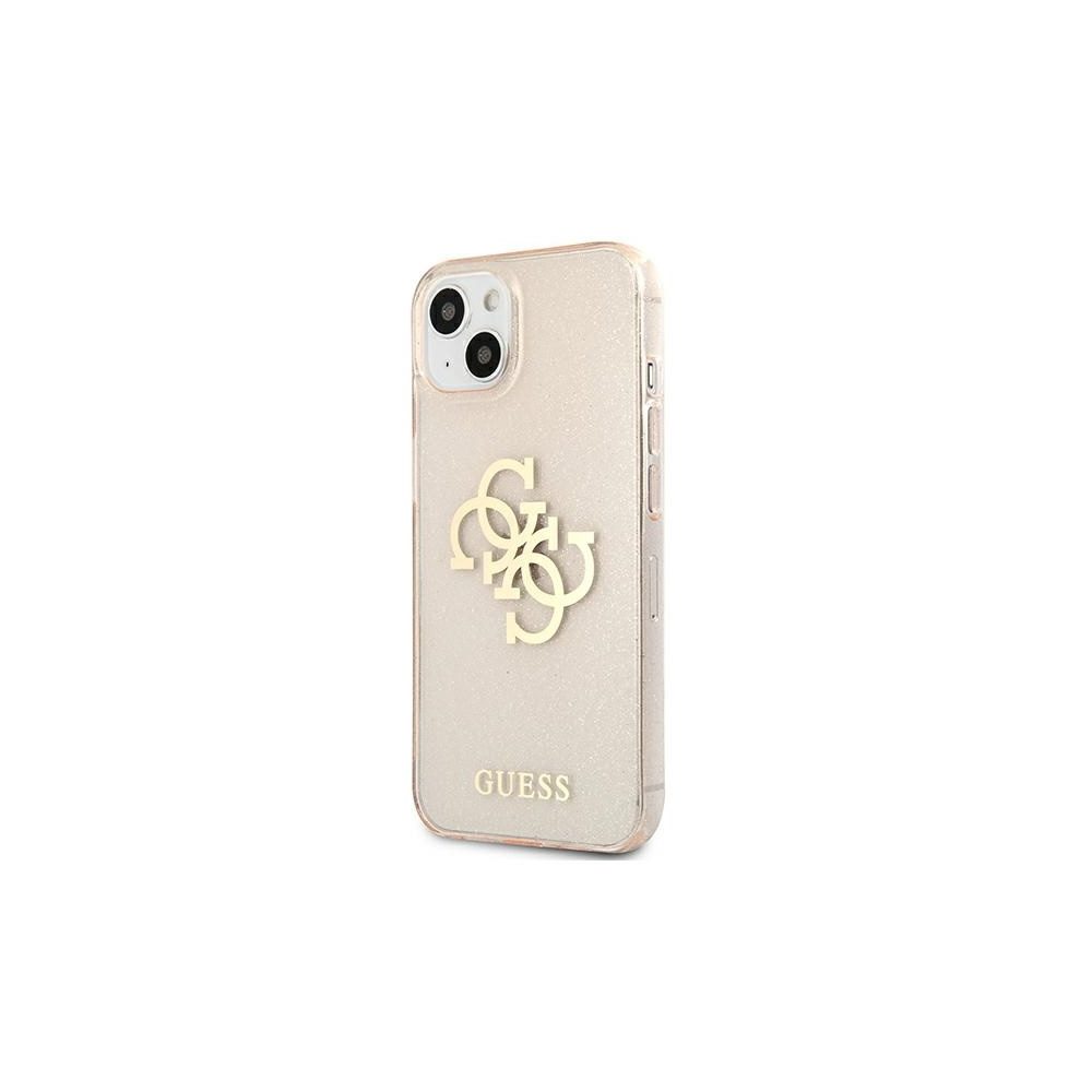 Apple iPhone 13 mini Guess TPU Big 4G Full Glitter tok (Arany) – GUHCP13SPCUGL4GGO