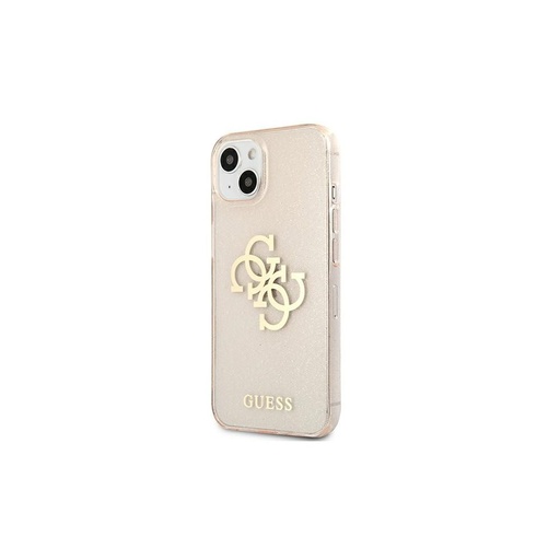 Apple iPhone 13 mini Guess TPU Big 4G Full Glitter tok (Arany) – GUHCP13SPCUGL4GGO