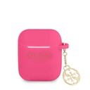 AirPods 1/2 Guess 4G Charms tok (Pink) - GUA2LSC4EF