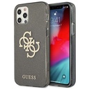 Apple iPhone 12 / 12 Pro Guess TPU Big 4G Full Glitter tok (Fekete) – GUHCP12MPCUGL4GBK