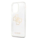 Apple iPhone 13 Pro Guess TPU Big 4G Full Glitter tok (Átlátszó) – GUHCP13LPCUGL4GTR