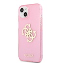 Apple iPhone 13 Guess TPU Big 4G Full Glitter tok (Rózsaszín) – GUHCP13MPCUGL4GPI
