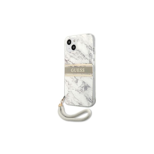 Apple iPhone 13 mini Guess TPU Marble Stripe tok (Szürke) – GUHCP13SKMABGR