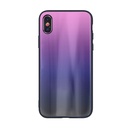 Apple iPhone 11 aurora glass hátlap tok (Rózsaszín-Fekete)