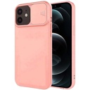 Apple iPhone 12/12 Pro kamera védős szilikon hátlap tok (Barack)