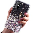 Apple iPhone 12/12 Pro sequins glue glitter csillogós szilikon hátlap tok (Fekete)