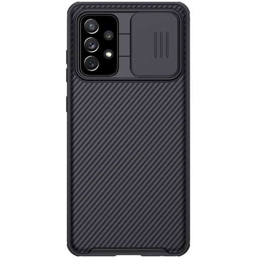 Samsung Galaxy A72 4G / Galaxy A72 5G Nillkin Camshield Pro hátlap tok (Fekete)