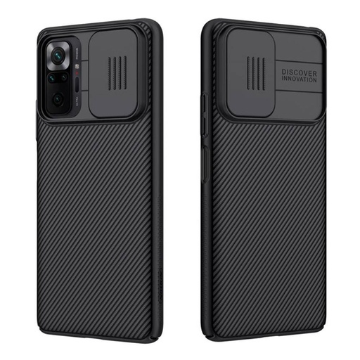 Xiaomi Redmi Note 10 Pro/Redmi Note 10 Pro Max Nillkin camshield hátlap tok, (Fekete)