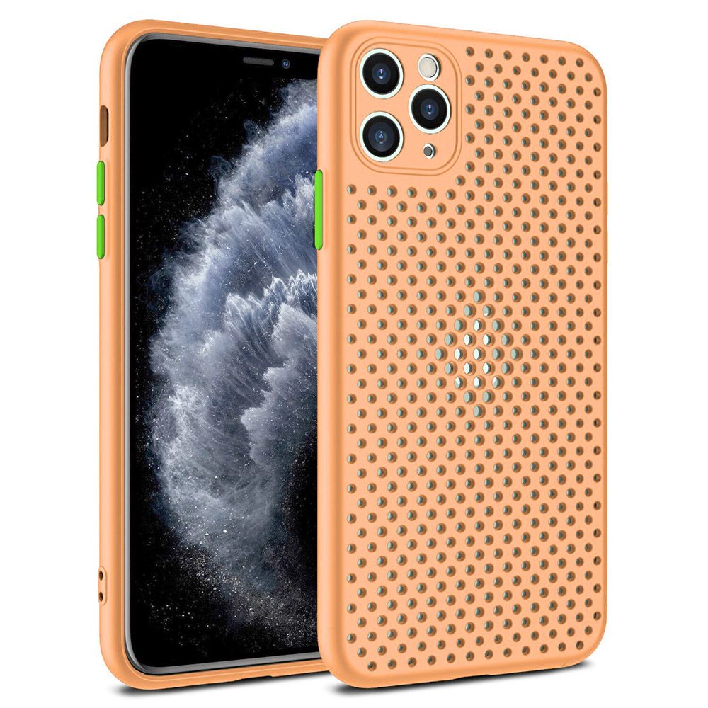 Apple iPhone 7/8/SE 2020/ SE 2022 breath légáteresztő hátlap tok (Rosegold)