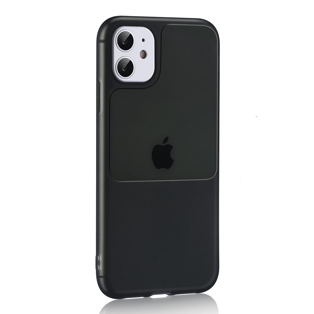 Apple iPhone 12/12 Pro Tel protect window hátlap tok (Fekete)
