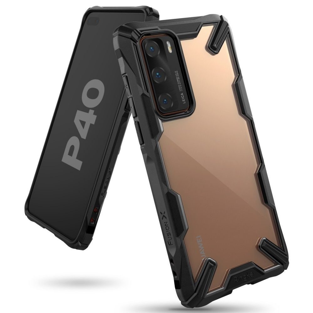 Samsung Galaxy A52 4G/A52 5G/A52s 5G RINGKE Fusion X ütésálló hátlap tok (Fekete)