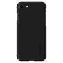 Apple iPhone 7/8/SE 2020/ SE 2022 Spigen thin fit prémium hátlap tok (Fekete)