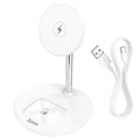 Hoco S23 vezeték nélküli töltő, 5W/7.5W/10W/15W mágneses vezeték nélküli töltő tartó, gyors vezeték nélküli töltőállvány Qi-komp
