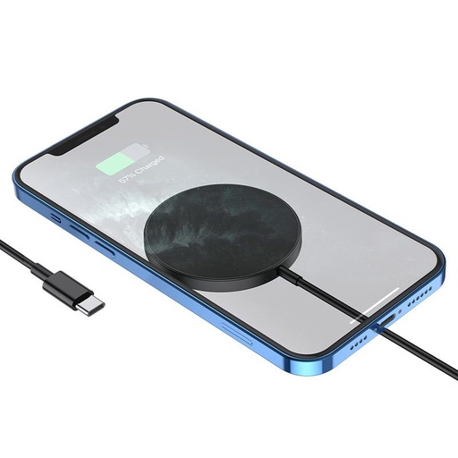 Hoco CW34 vezeték nélküli töltő, mágneses vezeték nélküli töltő, 2,5W / 5W / 7,5W / 10W / 15W kimenettel, telefonhoz és okosóráh