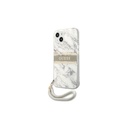Apple iPhone 13 Guess TPU Marble Stripe tok (Szürke) – GUHCP13MKMABGR