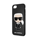Apple iPhone 8 / SE 2020 Karl Lagerfeld Full Body Iconic tok (Fekete) – KLHCI8IKPUBK