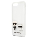 Apple iPhone 7/8 Plus Karl Lagerfeld Glitter Signature tok (Átlátszó) – KLHCI8LCKTR