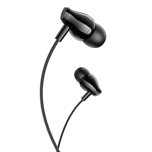 Borofone BM61 vezetékes headset, 3.5mm jack csatlakozóval, fekete